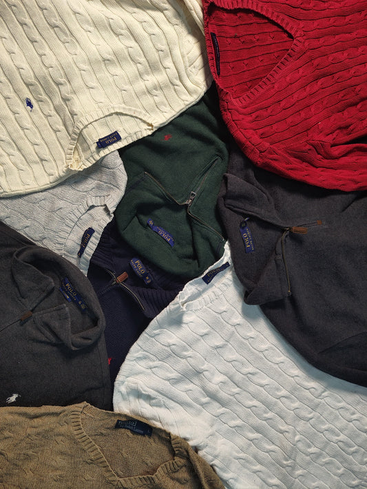 Ralph lauren Half zips/ Cable knits {PREMIUM}